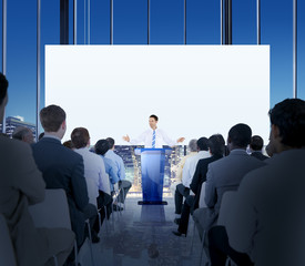 Wall Mural - Diversity Business People Meeting Conference Seminar Concept