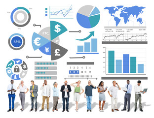 Wall Mural - Finance Financial Business Economy Exchange Accounting Concept
