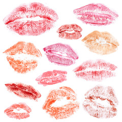 Wall Mural - Lipstick kiss