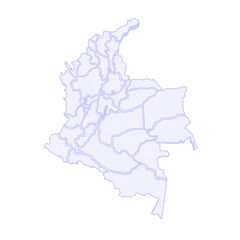  Map of Columbia.