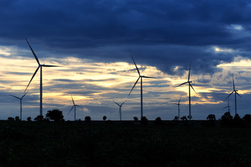 Field of wind turbine, Thailand