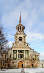 Wall Mural - Belfry of Boris and Gleb Monastery in Torzhok, winter time