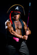 © kanzefar - Portrait of a muscular man in a pirate costume