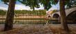 Summer morning in Paris by the River Seine and Ile Saint Louis