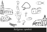 Fototapeta  - Religious symbols1