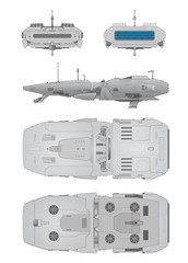 Spaceship positions