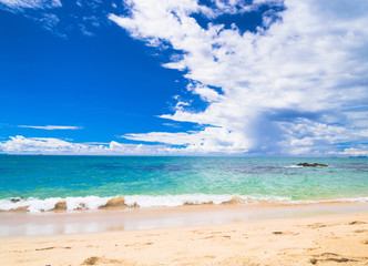 Poster - Divine Coastline Serene Waters