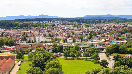 Blick auf Wendlingen