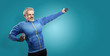 © dbunn - Fitter Rentner mit gewichten