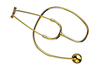 Golden stethoscope