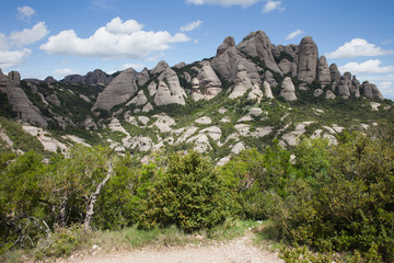 Wall Mural - Montserrat Mountain in Spain