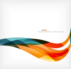 Business wave corporate background