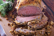 Roasted Beef With Herbed Bread Crust