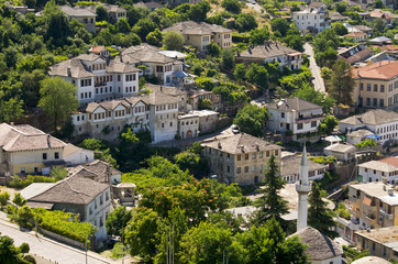 Poster - Gjirokaster  - town of silver roofs, Albania