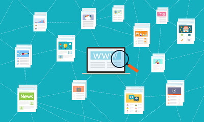 Wall Mural - technology internet network connection online