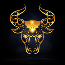 Gold Bull Symbol