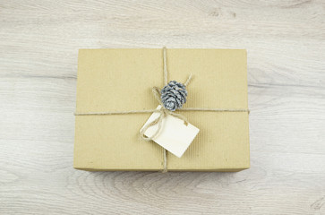 Eco gift box with cone