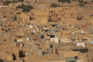 Sticker - les maisons de Jaisalmer