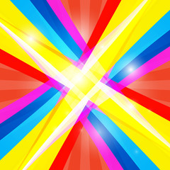 Poster - Abstract Colorful Retro Shiny Colorful Background