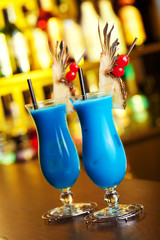 Sticker - Cocktails Collection - Blue Hawaiian