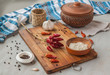 © Olesia Sarycheva - Pepper, spices and garlic in the Ukrainian cuisine