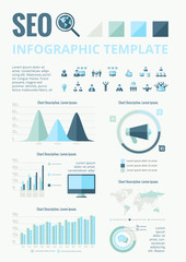 Social Media Infographic Elements.