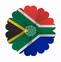 Wall Mural - Flag flower South Africa