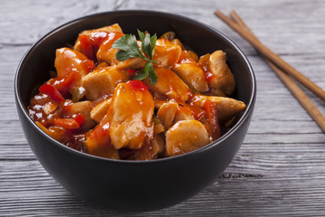 Chinese chicken sweet and sour sauce