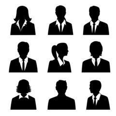 Canvas Print - Business Avatars Set