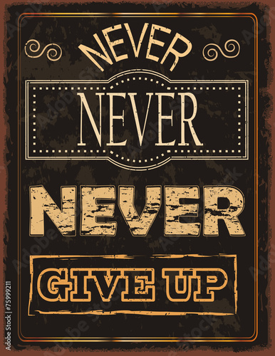 Vintage typography Canvas Print