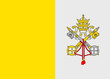 Vatican flag vector