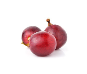 Poster - red grape isolated on white background