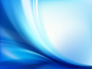 Abstract blue wavy background