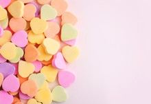 Colorful Candy Hearts