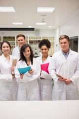 Wall Mural - medical students smiling at camera