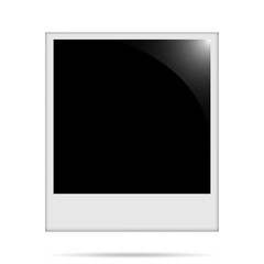 Wall Mural - Photo frame with shadow under the frame