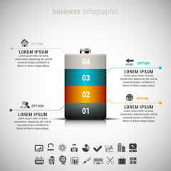 Wall Mural - Business infographic