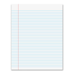 Wall Mural - sheet of paper in line