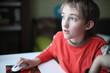 © Denizo - Portrait of beautiful thoughtful little boy with attentive look