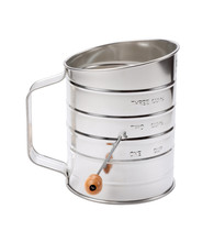 Stainless Sifter With A Crank