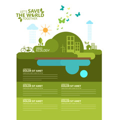 Poster - green infographic