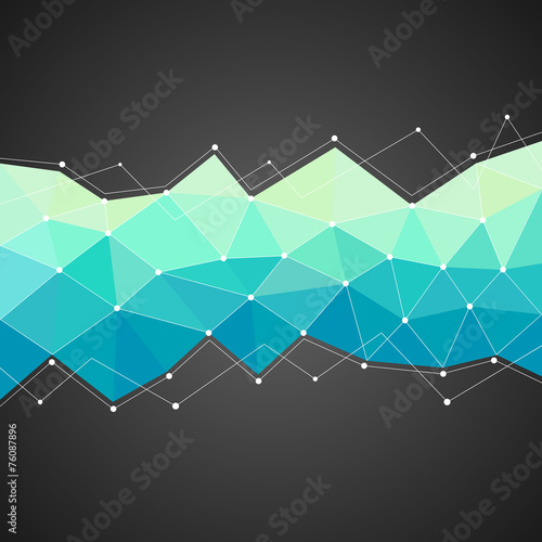 Low Poly Abstract Triangle Creative Design Modern Art.