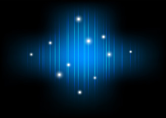 Wall Mural - digital blue abstract background