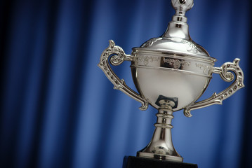 Wall Mural - silver cup of the winner