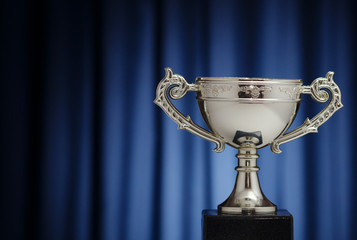 Wall Mural - silver cup of the winner