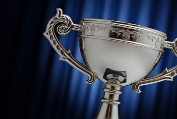 Wall Mural - silver cup of the winner