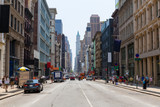 Fototapeta Miasto - Soho building facades in Manhattan New York City