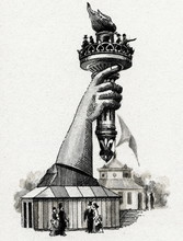 Right Arm Of The Statue Of Liberty, 1876 Centennial Exposition
