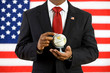 Politician: Holding a Globe in His Hands