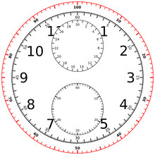 Chronograph Background Vector